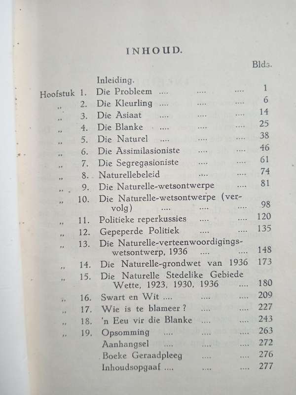 Afrika Se Gevaar Die Kleurlingprobleem by H R Abercrombie