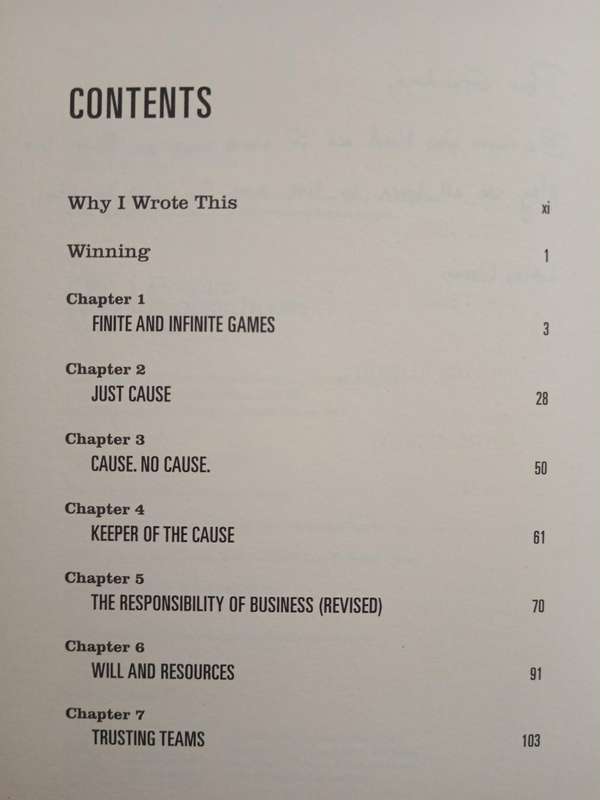 The Infinite Game by Simon Sinek