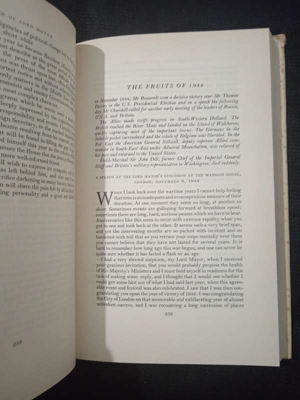 The War Speeches of The RT Hon Winston S Churchill Vol III Compiled by Charles Eade
