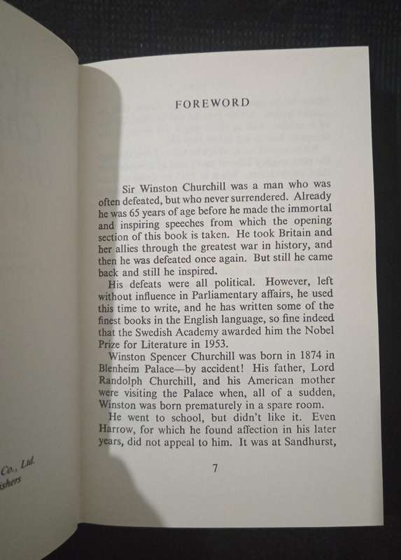 Winston Churchill His Wit and Wisdom with an Introduction by Jack House