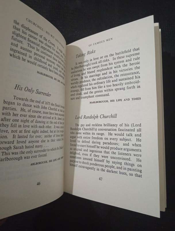 Winston Churchill His Wit and Wisdom with an Introduction by Jack House