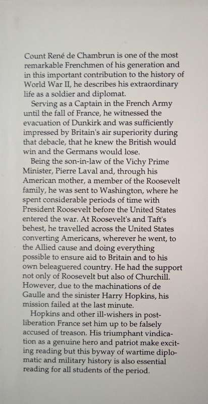 Mission and Betrayal 1940-1945 by René de Chambrun