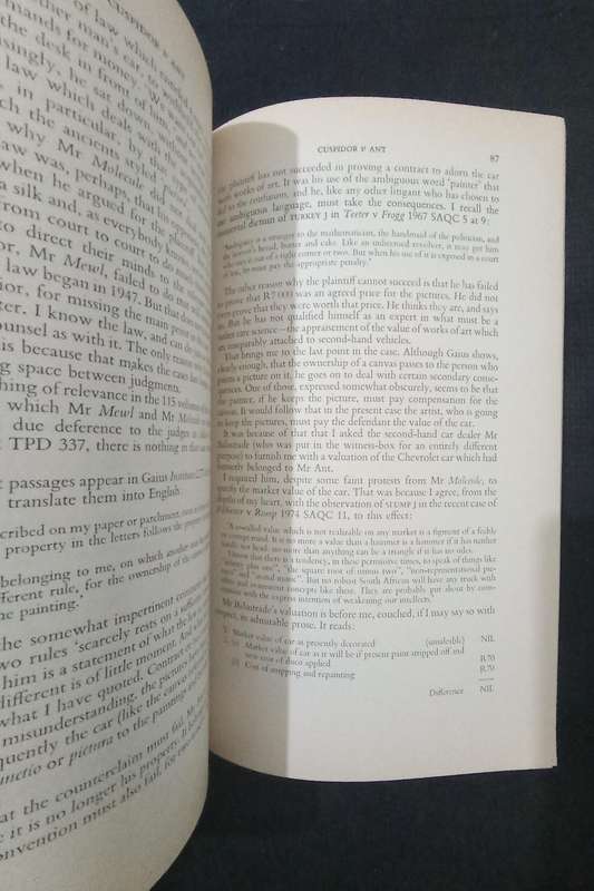 22 Quaint Cases in the South African Law by George Colman