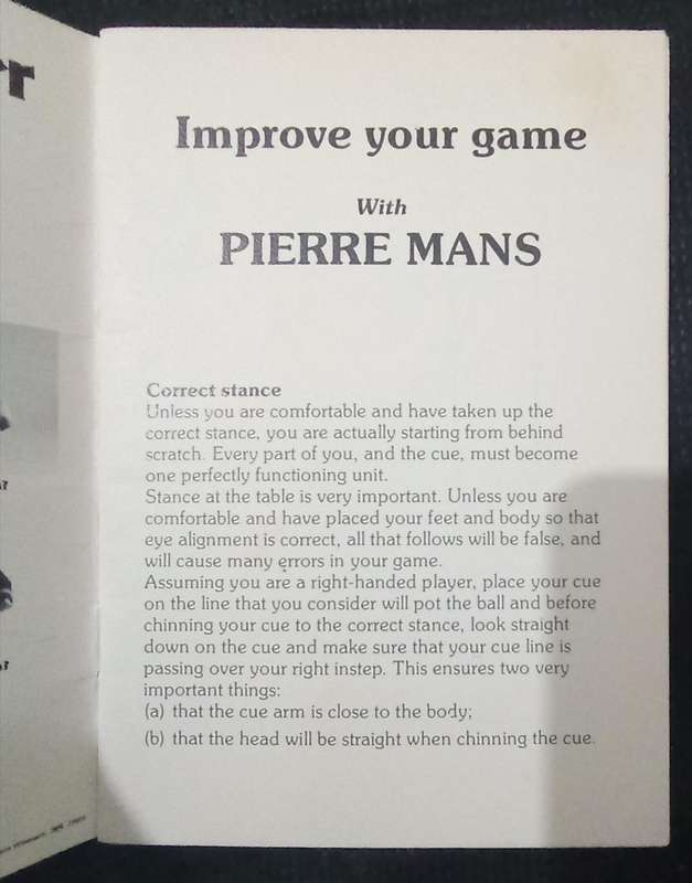 Snoeker Verbeter jou spel Snooker Improve your game by Pierre Mans