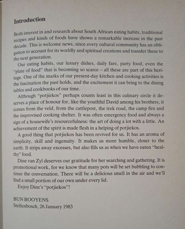 Potjiekos Cookbook by Dine van Zyl