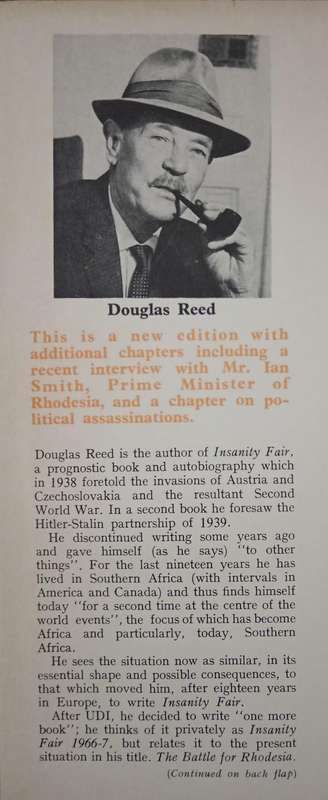 The Battle for Rhodesia by Douglas Reed