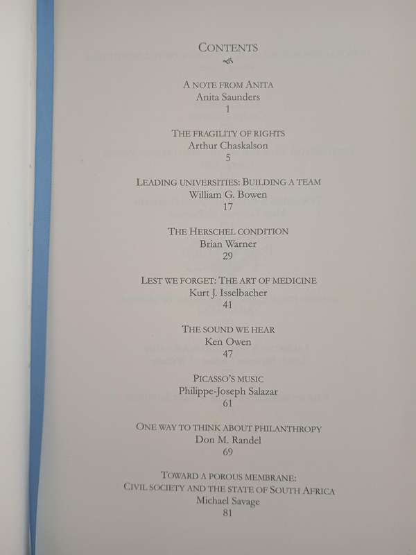 Under The Baobab Essays to Honour Stuart Saunders on his Eightieth Birthday