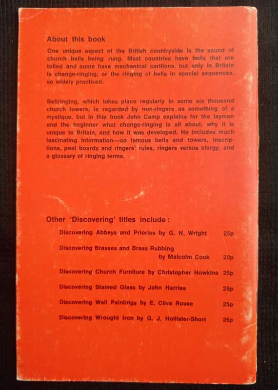 Discovering Bells and Bellringing by John Camp