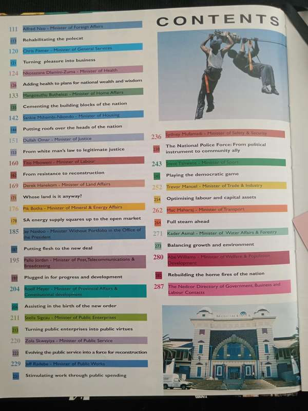 Portfolio of South Africa 1995