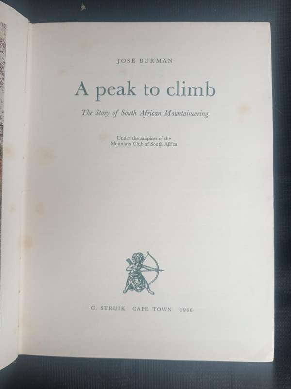 A Peak to Climb by Jose Burman