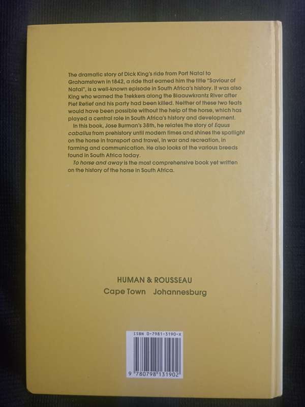 To Horse and Away by Jose Burman