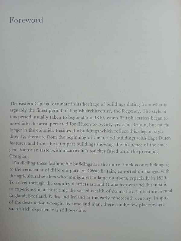 Grahamstown from Cotrtage to Villa by Rex & Barbara Reynolds