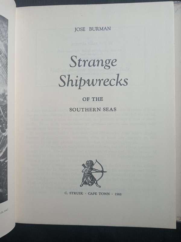 Strange Shipwrecks of the Southern Seas by Jose Burman