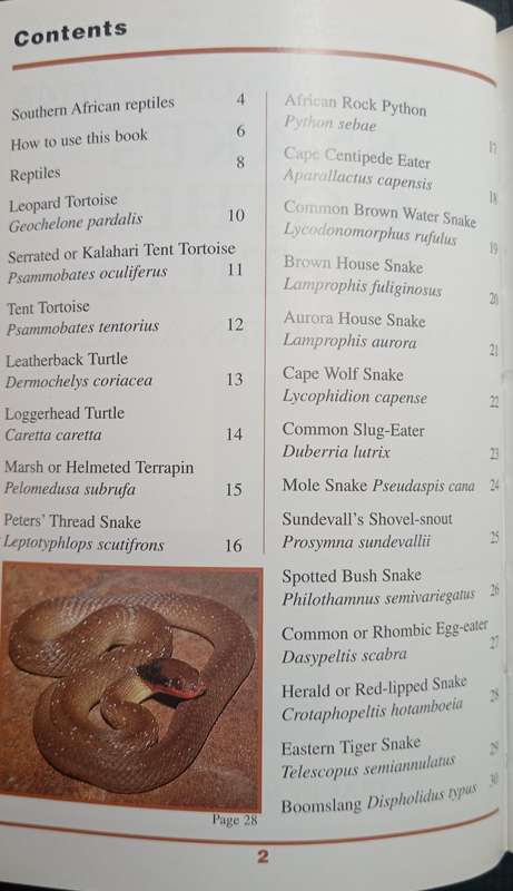 SASOL First Field Guide to Snakes & Other Reptiles of Southern Africa by Tracey Hawthorne