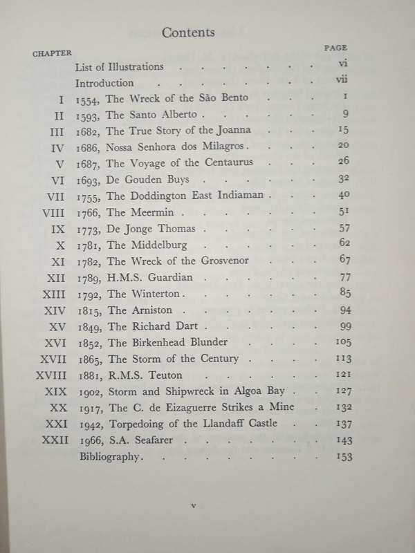 Great Shipwrecks off the Coast of Southern Africa by Jose Burman
