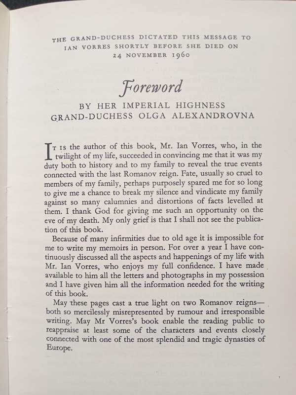 The Last Grand-Duchess by Ian Vorres