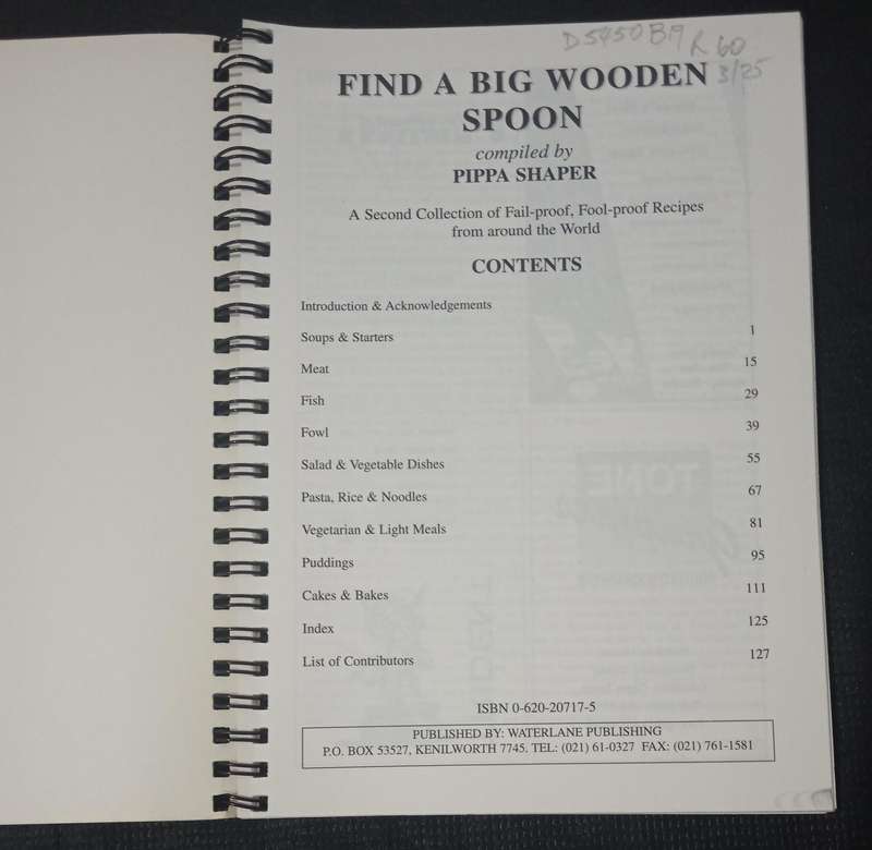 Find a Big Wooden Spoon Compiled by Pippa Shaper