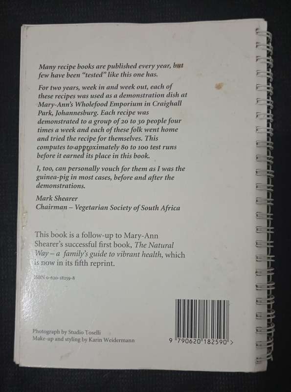 The Natural Way Recipe Book 1 by Mary-Ann Shearer