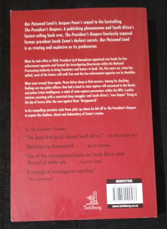 Our Poisoned Land Living in the Shadows of Zuma's Keepers by Jacques Pauw