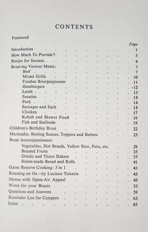 Braai and Barbecue in Southern Africa by Lesley Faull