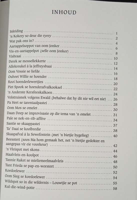 Huffel en Suffel Resepte vir Vingers Aflek by André Kotzé