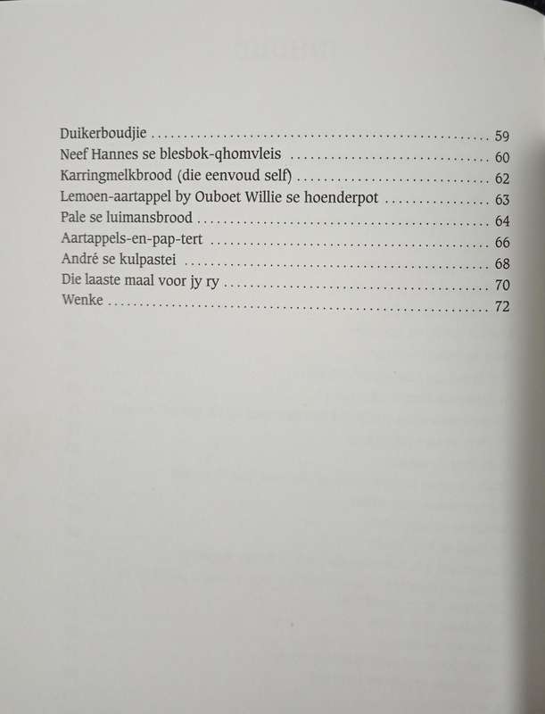 Huffel en Suffel Resepte vir Vingers Aflek by André Kotzé