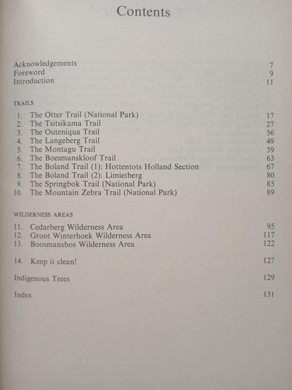 Cape Trails and Wilderness Areas by Jose Burman