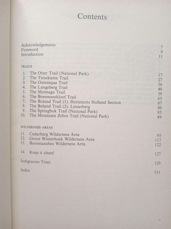 Cape Trails & Wilderness Areas by Jose Burman