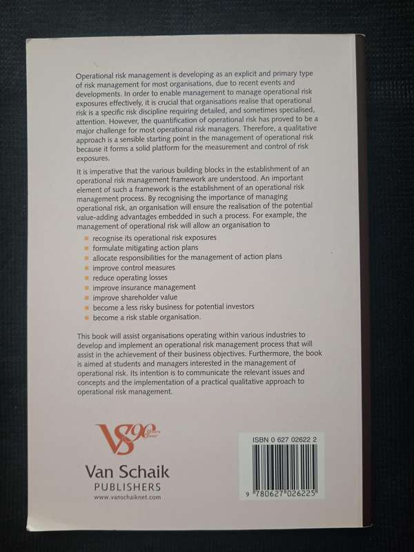 Operational Risk Management by Jackie Young