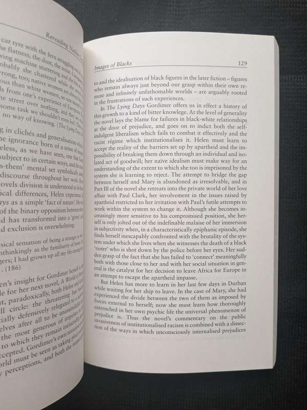 Rereading Nadine Gordimer by Kathrin Wagner