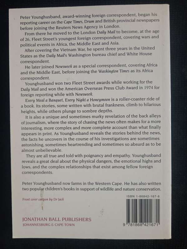 Every Meal a Banquet Every Night a Honeymoon Unforgettable African Experiencby Peter L Younghusband