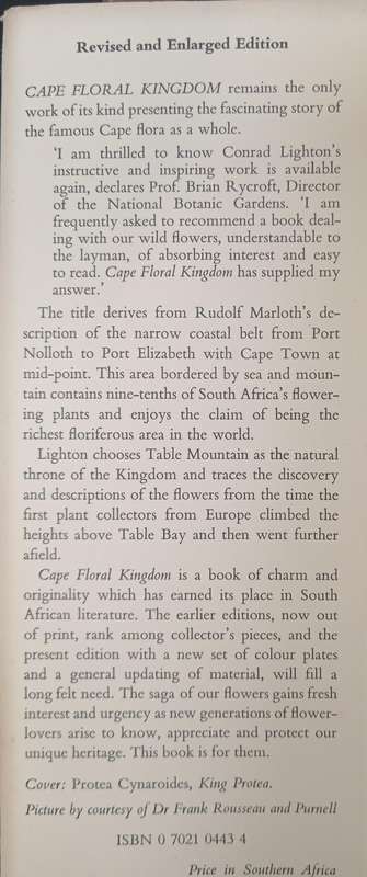 Cape Floral Kingdom by Conrad Lighton