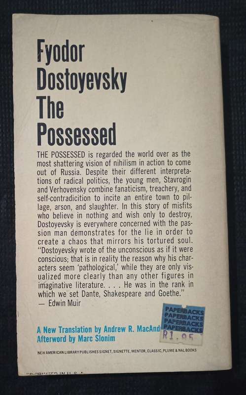 The Possessed by Fyodor Dostoyevsky