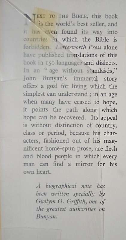 The Pilgrims Progress by John Bunyan