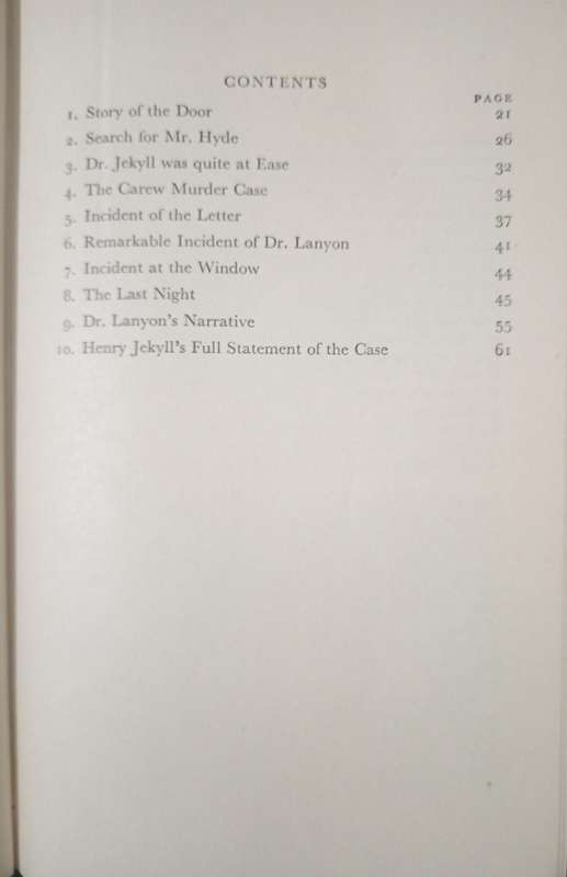 Dr Jekyll and Mr Hyde & other stories by R L Stevenson