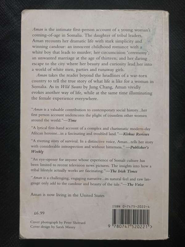 Aman The story of a Somali Girl by Aman as told to Virginia Lee Barnes & Janice Boddy