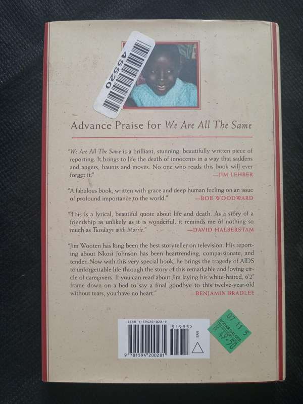 We Are All The Same by Jim Wooten