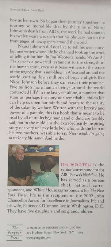 We Are All The Same by Jim Wooten