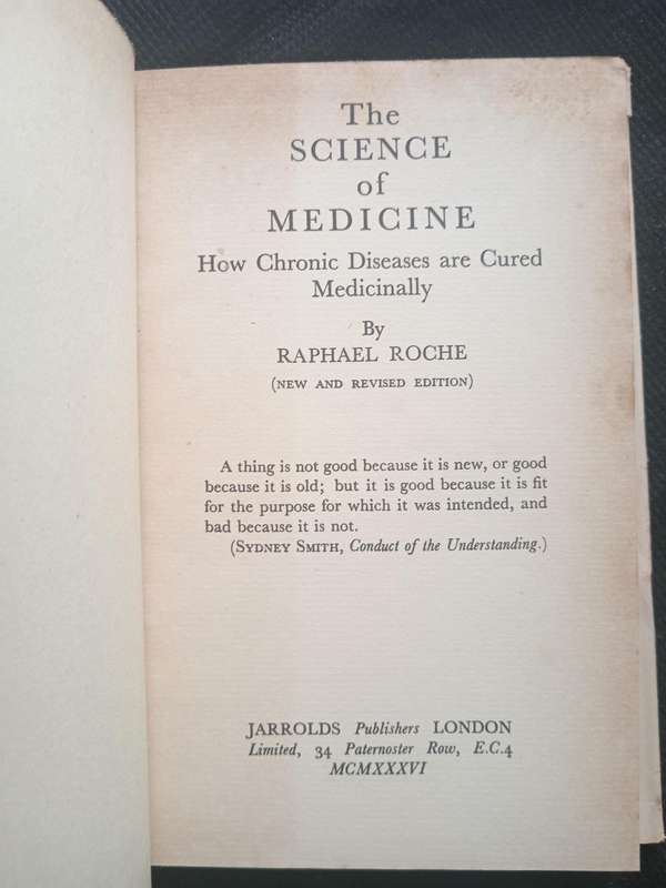 The Science of Medicine by Raphael Roche
