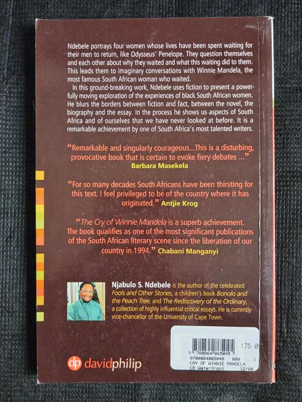 The Cry of Winnie Mandela by Njabulo S Ndebele