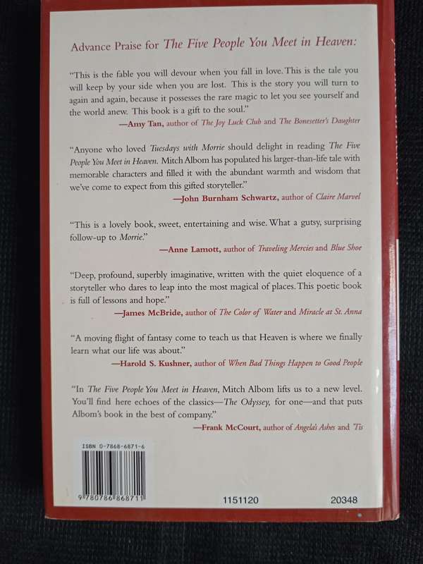 The Five People You Meet in Heaven by Mitch Albom