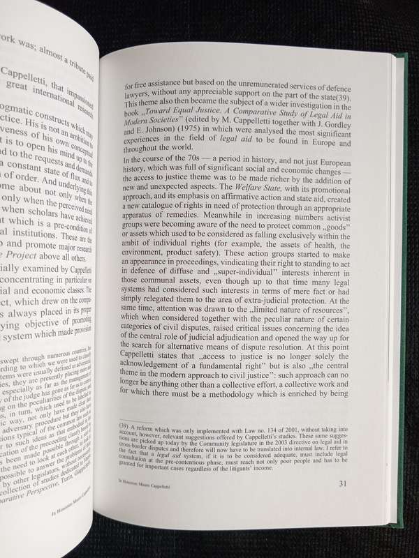 In Honorem Mauro Cappelletti 1927-2004 Edited by Marcel Storme & Federico Carpi