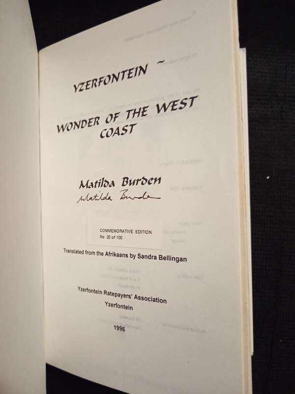 Yzerfontein-Wonder of the West Coast by Matilda Burden
