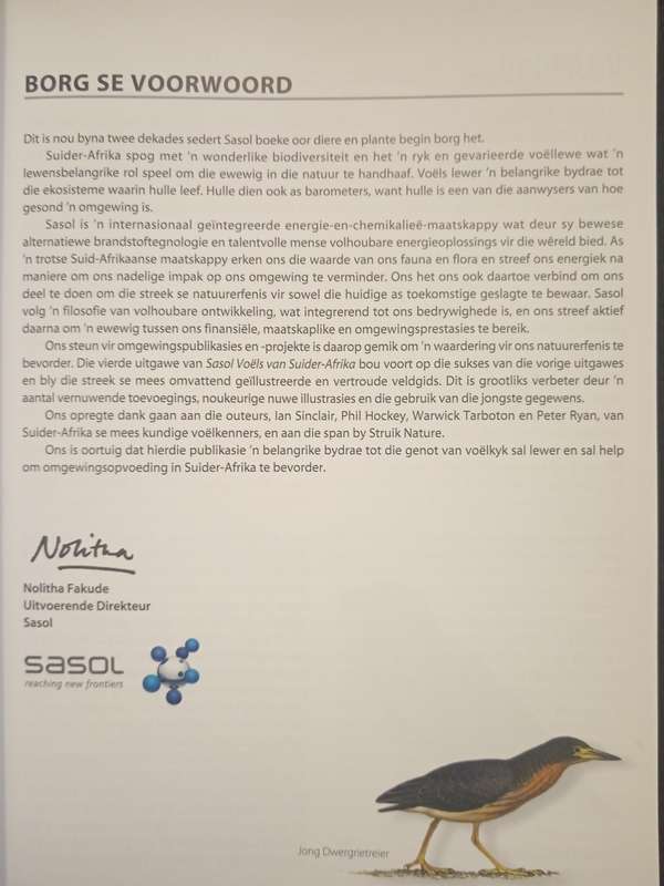 SASOL Voëls van Suider-Afrika by Ian Sinclair, Phil Hockey, Warwick Tarboton & Peter Ryan