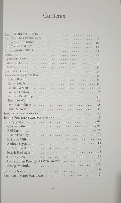 Bar, Bench & Bullshifters Cape Tales 1950-1990 Collected by Gerald Friedman & Jeremy Gauntlett