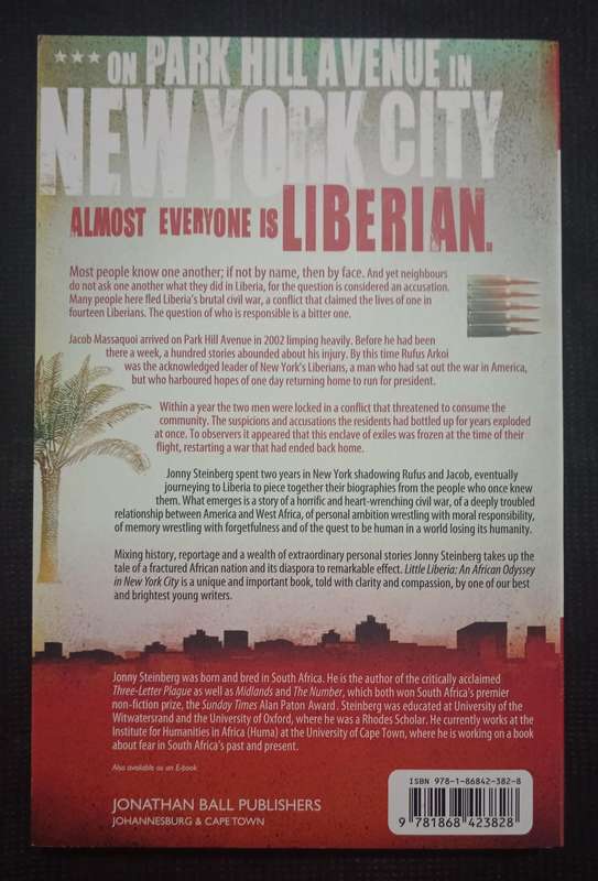 Little Liberia An African Odyssey in New York by Jonny Steinberg