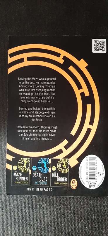 The Scorch Trials by James Dashner (Book 2 in the Maize Runner series)