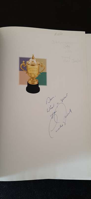 The Story of the Rugby World Cup South Africa 1995 (Signed by André Joubert)