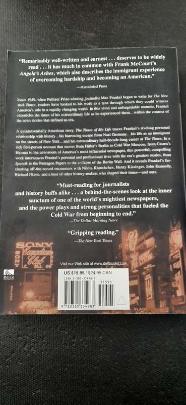 The Times of My Life and My Life with The Times by Max Frankel
