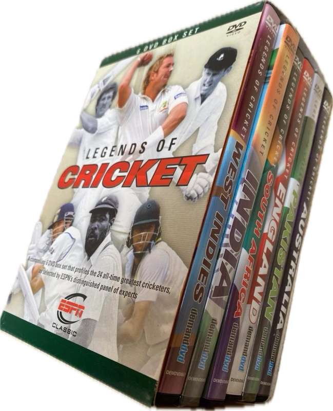 Legends of cricket 6 dvd box set